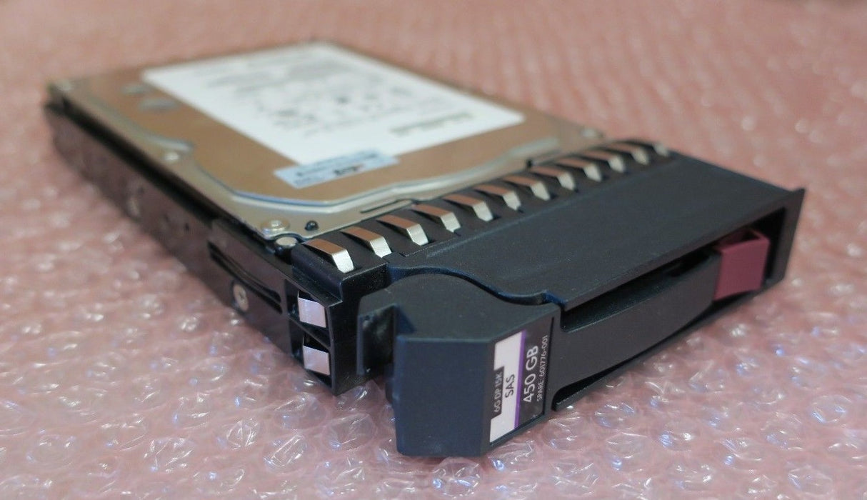 HP MSA2 450GB 6G 15K 3.5" DP Dual Port LFF SAS HDD Hard Drive 601776-001 AP859A