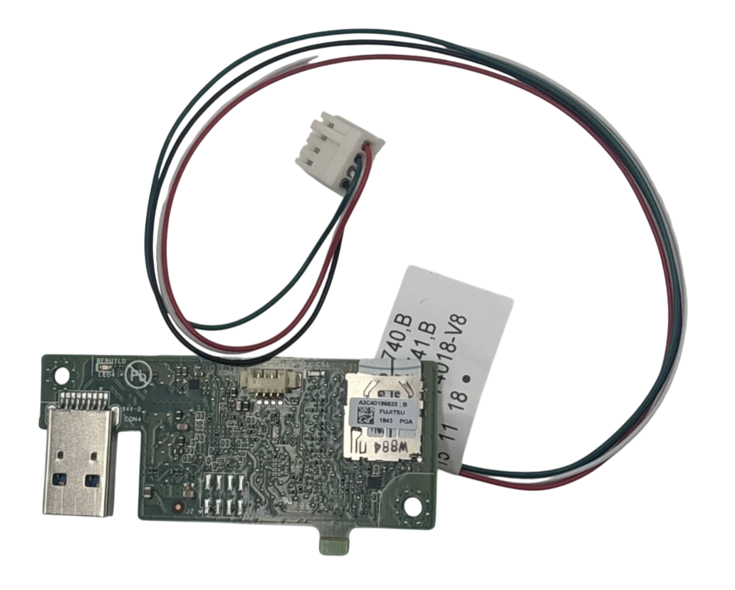 Fujitsu A3C40196635 Enterprise Dual Micro SD Card Reader + 2x 64GB MicroSD Cards