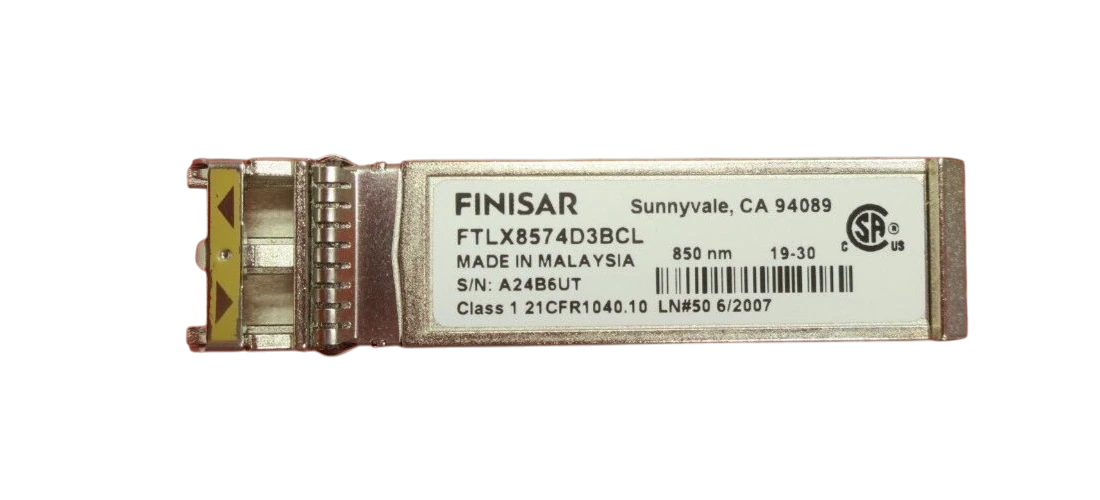 16x FINISAR FTLX8574D3BCL 10GBASE-SR 400m 850nm SFP+ Optical Transceiver Module