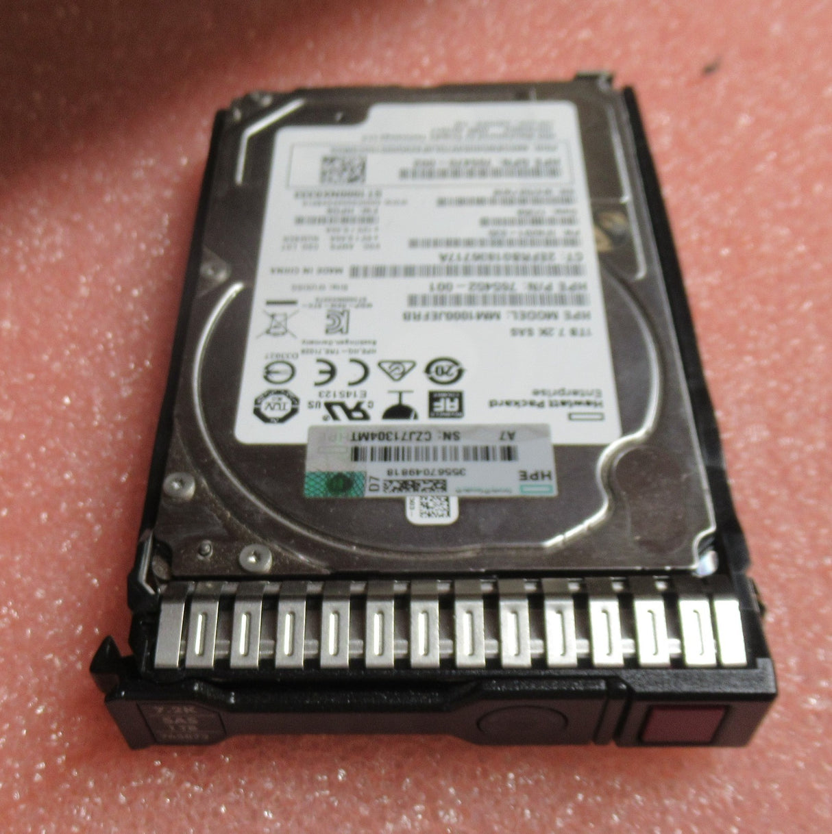 HP 765872-001 765464-B21 1TB 7.2k 12G hot plug ProLiant HDD hard drive