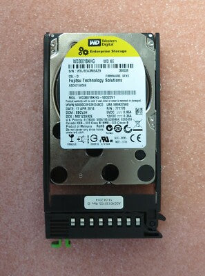Fujitsu WD 300GB 2.5" SAS 6GB 10K HDD Hard Drive in Caddy A3C40158068 WD3001BKHG