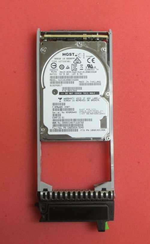 Fujitsu Eternus 900GB 10K SAS 12G 2.5" Hard Drive HDD CA08226-E776 For DX S3/S4
