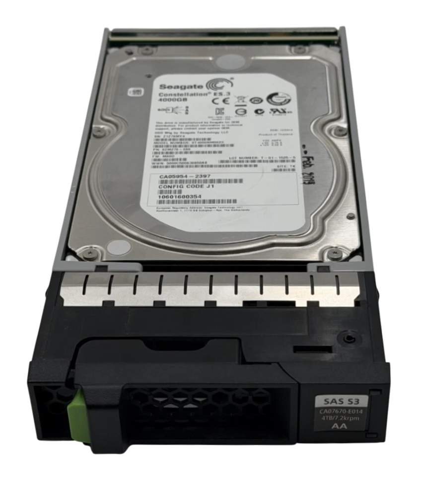 Fujitsu Eternus DX S3 4TB SAS 6G 7.2K 3.5" HDD CA05954-2397 CA07670-E014