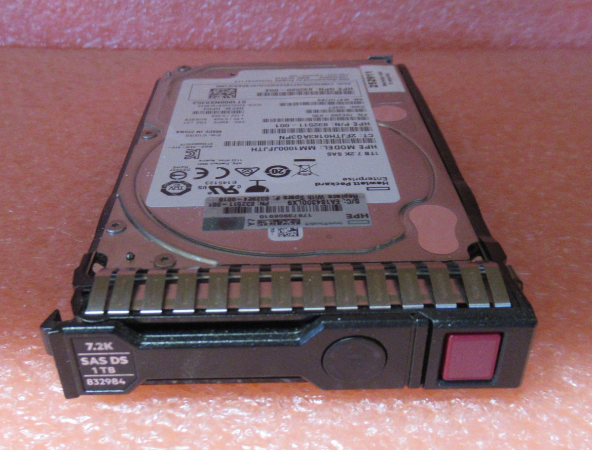 HP 832984-001 832514-B21 1TB 7200RPM SAS 12Gbps 2.5" Hot-Swap Internal HDD