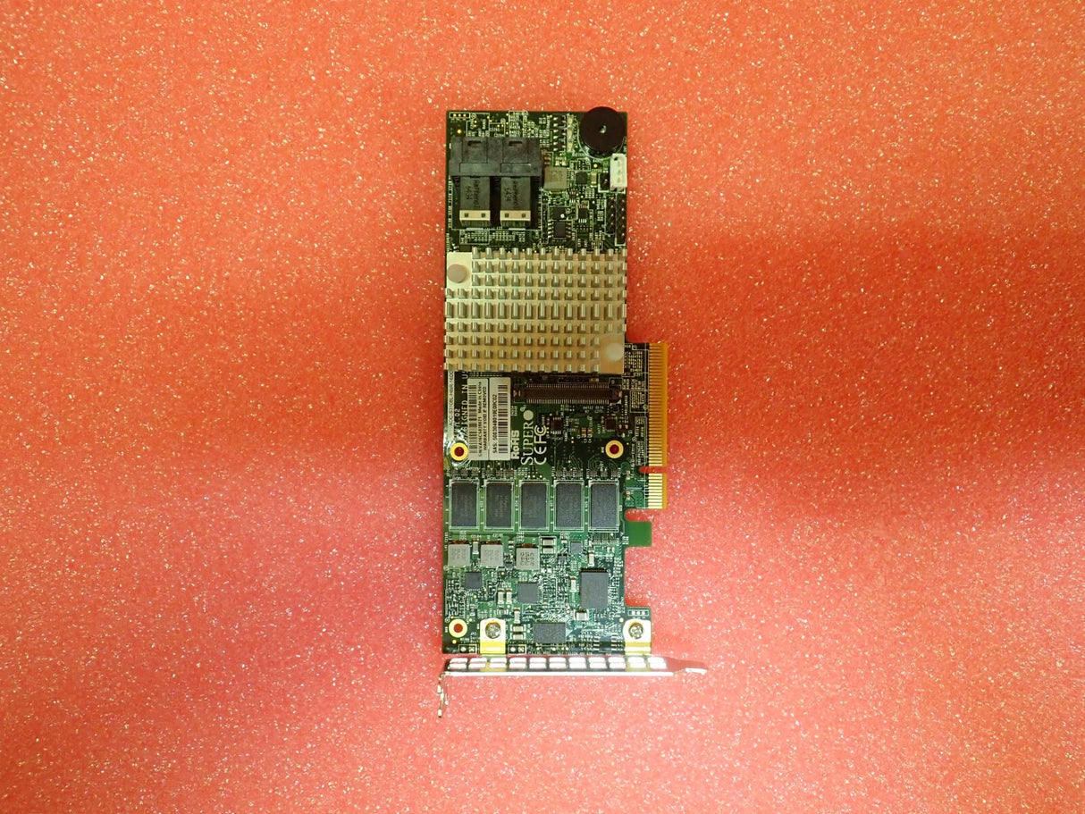 Supermicro 8-Port SAS 12G SATA 6G PCI-E 3.0 X8 RAID Card AOC-S3108L-H8iR-16DD