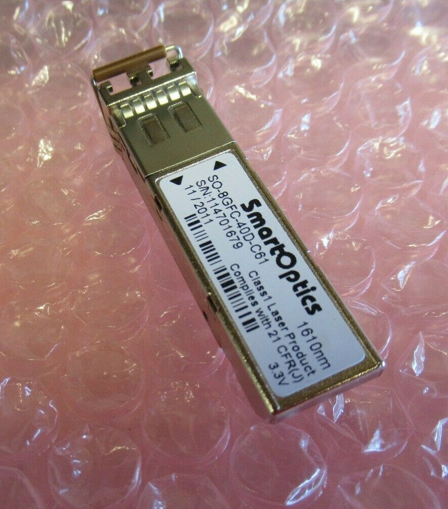 SmartOptics SO-8GFC-40D-C61 FC 10Gbps 40Km 1610nm Long Range SFP+ Transceiver