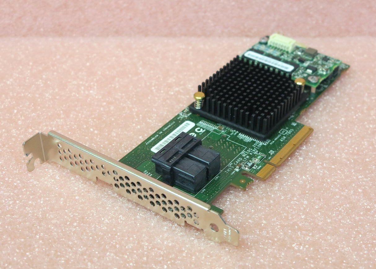 Adaptec ASR-7805 1GB Cache 6Gb/s SAS PCIe Gen 3 RAID Controller Card + Battery
