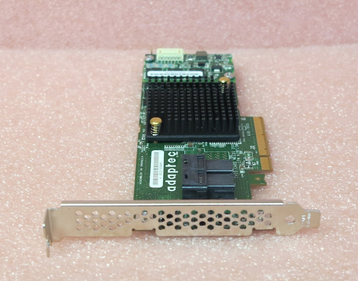 Adaptec ASR-7805 1GB Cache 6Gb/s SAS PCIe Gen 3 RAID Controller Card + Battery