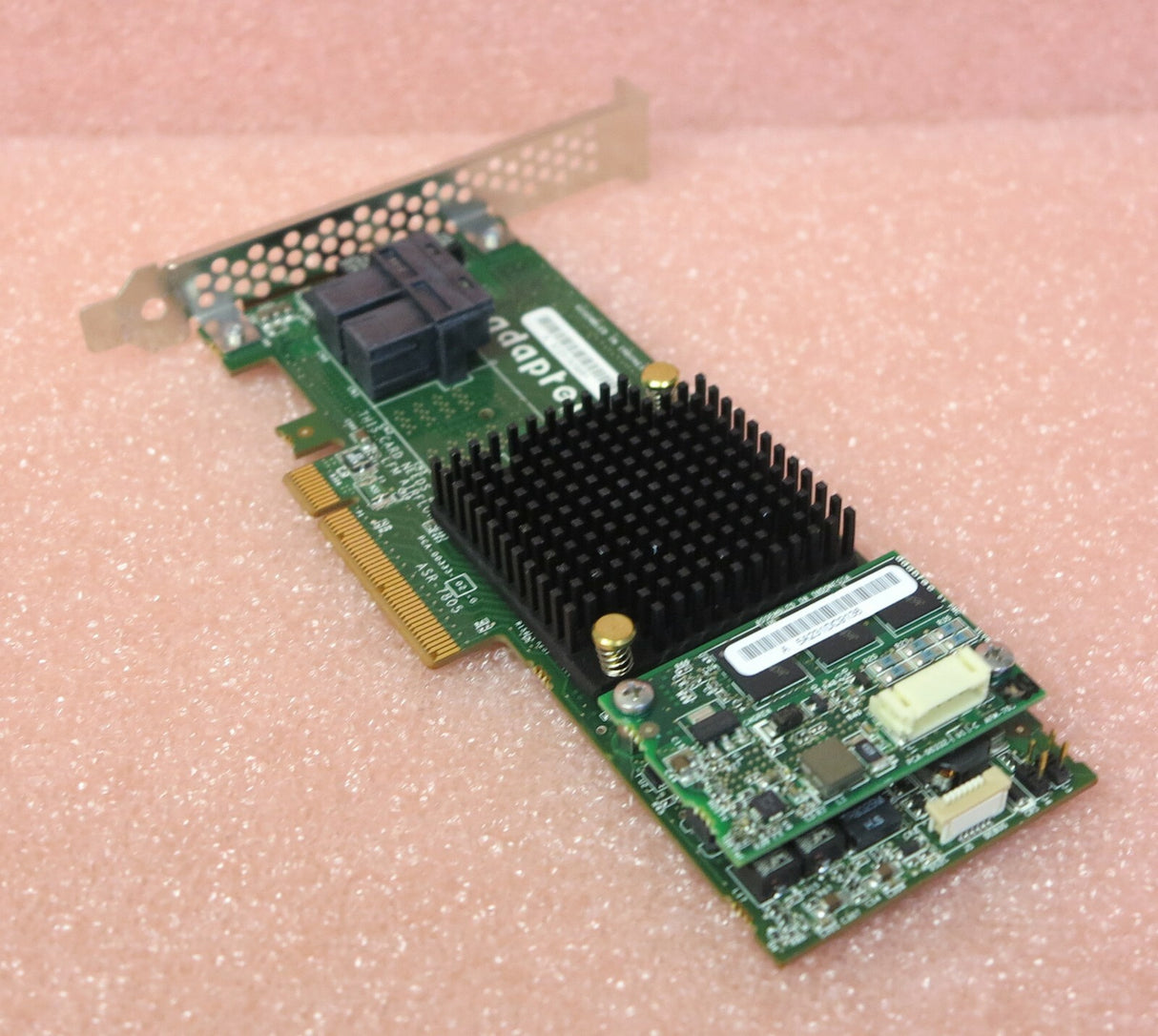 Adaptec ASR-7805 1GB Cache 6Gb/s SAS PCIe Gen 3 RAID Controller Card + Battery