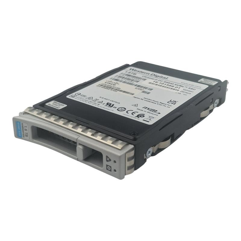 NEW Cisco 1.6TB 2.5" NVME U.2 PCIe SSD UCS-NVMEM6-W1600 + M5 M6 Caddy