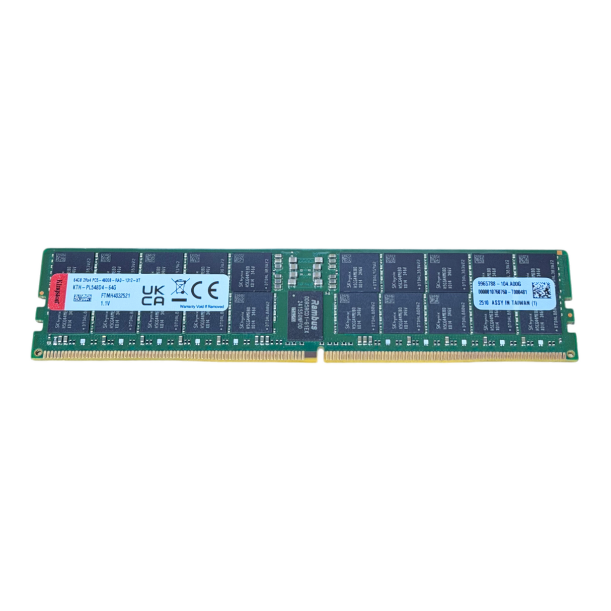 NEW Kingston 64GB 2Rx4 PC5-4800B DDR5-38400 RDIMM Server Memory KTH-PL548D4-64G