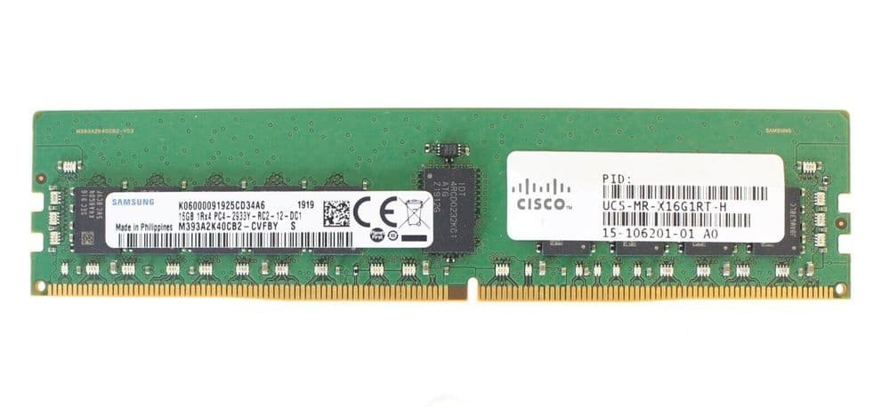 New Cisco 16GB 1Rx4 PC4-2933Y DDR4-23400 ECC RDIMM Memory RAM UCS-MR-X16G1RT-H