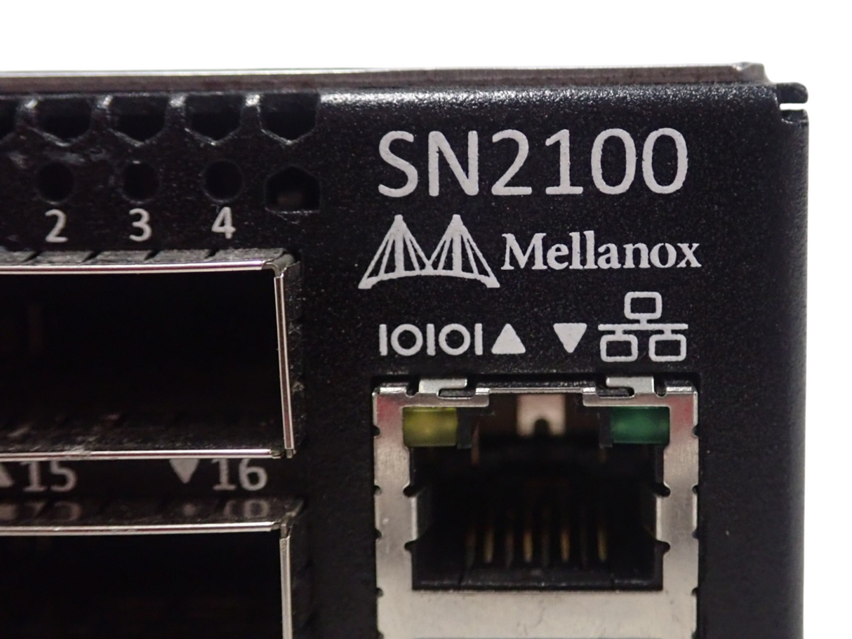 Mellanox SN2100 16x 100GbE QSFP28 P2C 1U Open Ethernet Switch MSN2100-CB2F