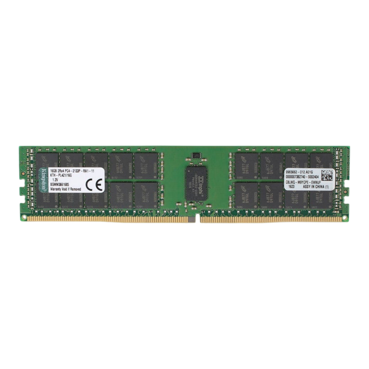 Kingston 16GB 2Rx4 PC4-2133P DDR4-17000 ECC RDIMM Server Memory KTH-PL421/16G
