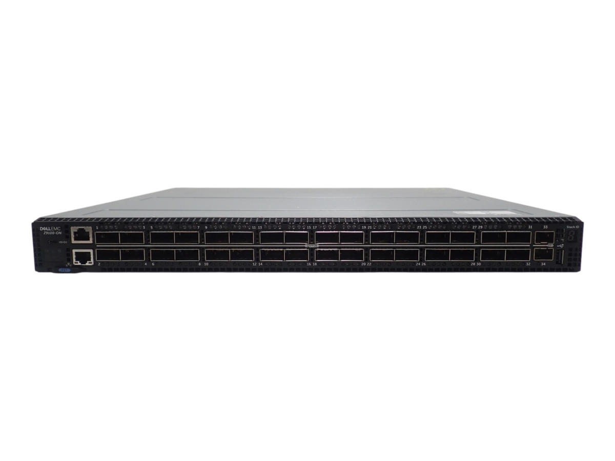 Dell PowerSwitch Z9100-ON RA 32x 100G QSFP28 + 2x 10G SFP+ Port 2U Switch OS10