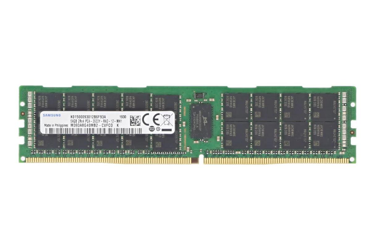 Samsung 64GB 2Rx4 PC4-2933Y DDR4-23400 ECC RDIMM Memory M393A8G40MB2-CVF