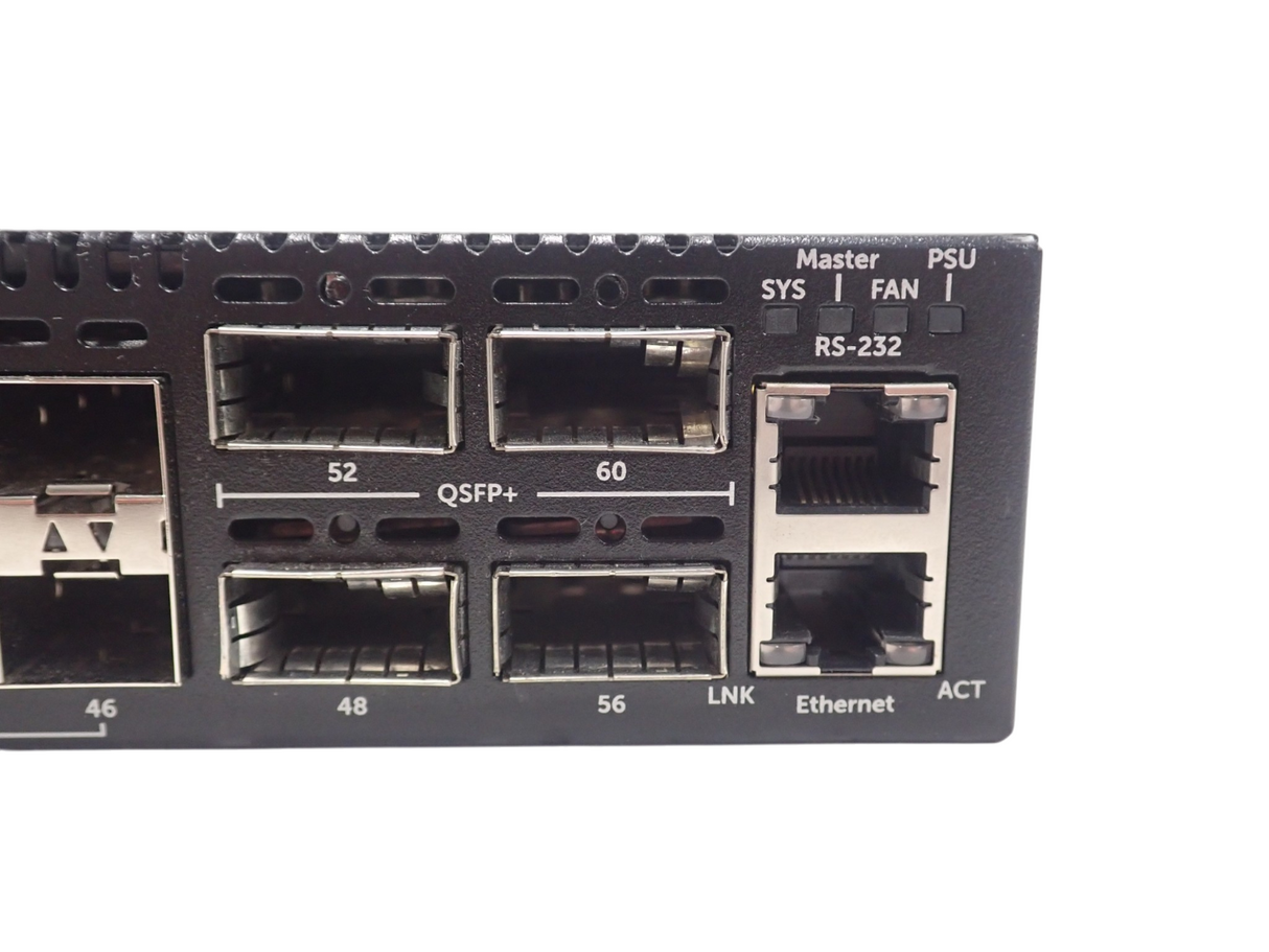Dell Force10 S4810 S4810-01-64F 48x 10GE SFP+ + 4x 40GE QSFP+ B2F Airflow Switch
