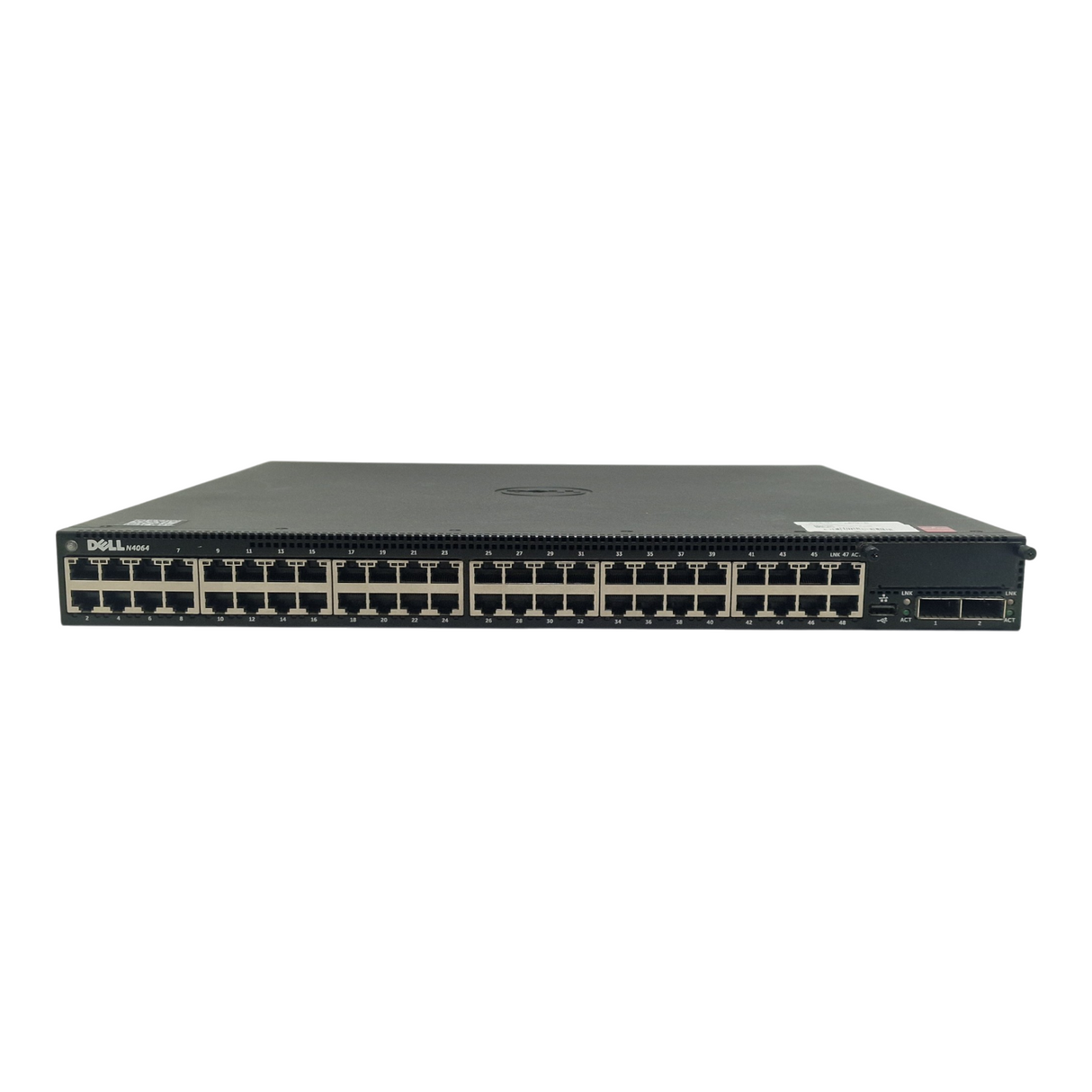 Dell PowerSwitch N4064 48x 10G RJ45 +2x 40G QSFP+ Managed Layer 3 Switch OS6