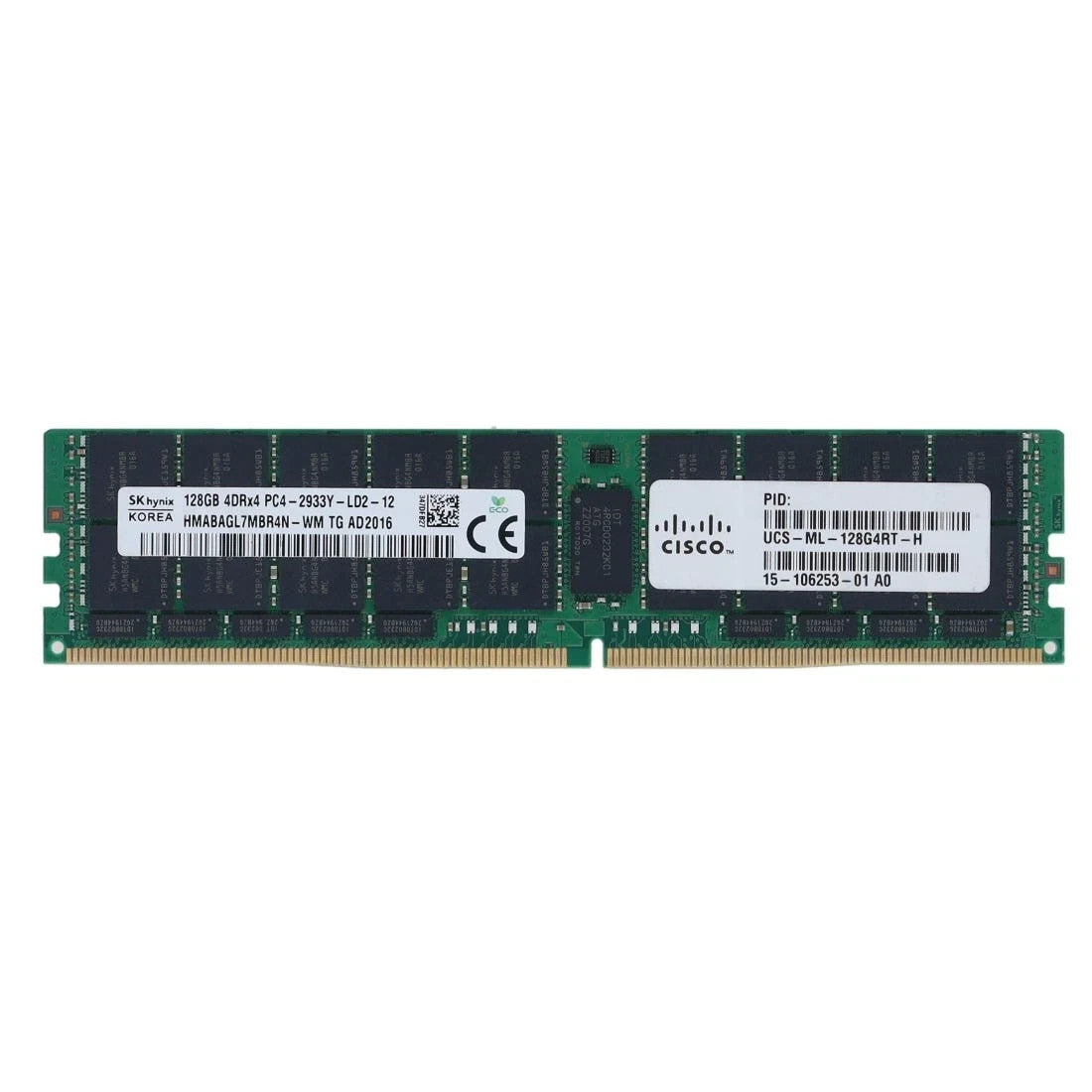 Cisco 128GB 4Rx4 PC4-2933Y DDR4-23400 ECC RDIMM Memory UCS-ML-128G4RT-H