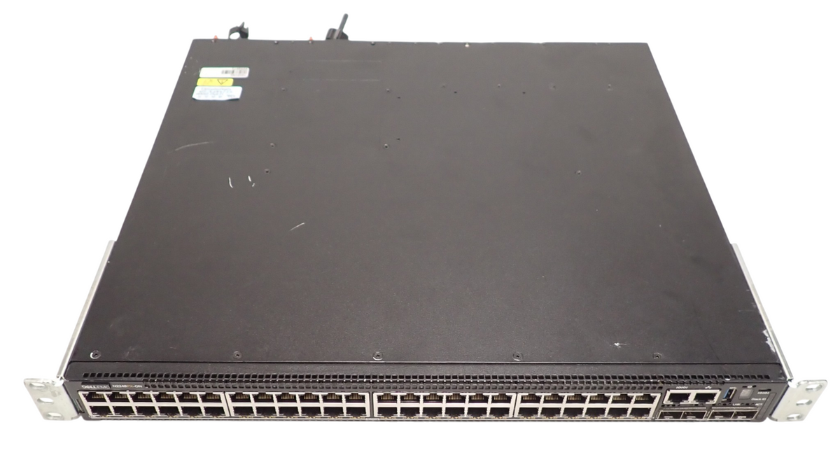 Dell PowerSwitch N2248PX-ON 48x 1/2.5G PoE RJ45 4x 25G SFP28 Port Switch F2B OS6