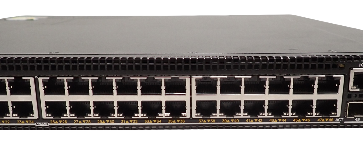 Dell PowerSwitch N2248PX-ON 48x 1/2.5G PoE RJ45 4x 25G SFP28 Port Switch F2B OS6