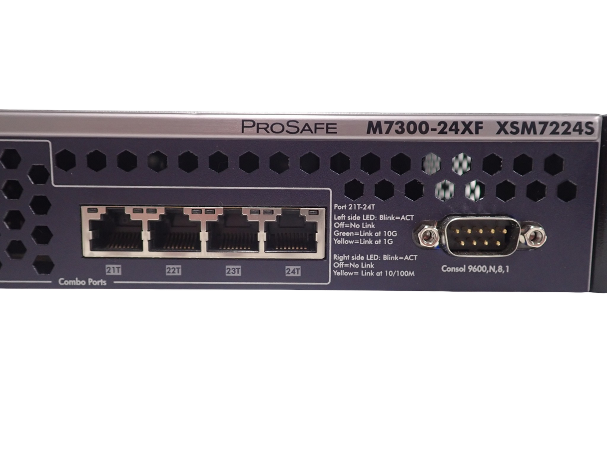 Netgear ProSAFE M7300-24XF XSM7224S 24-Port 10Gb SFP 4-Port Combo L2+ 1U Switch