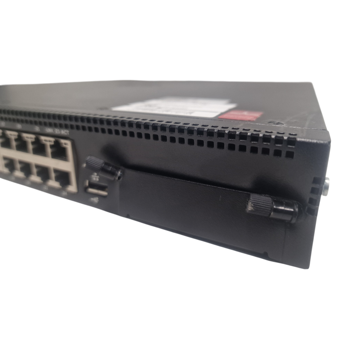 DELL N4032 Network Switch 24x 10GbE RJ45 Port 2x PSU OS6 Damaged Expansion Slot