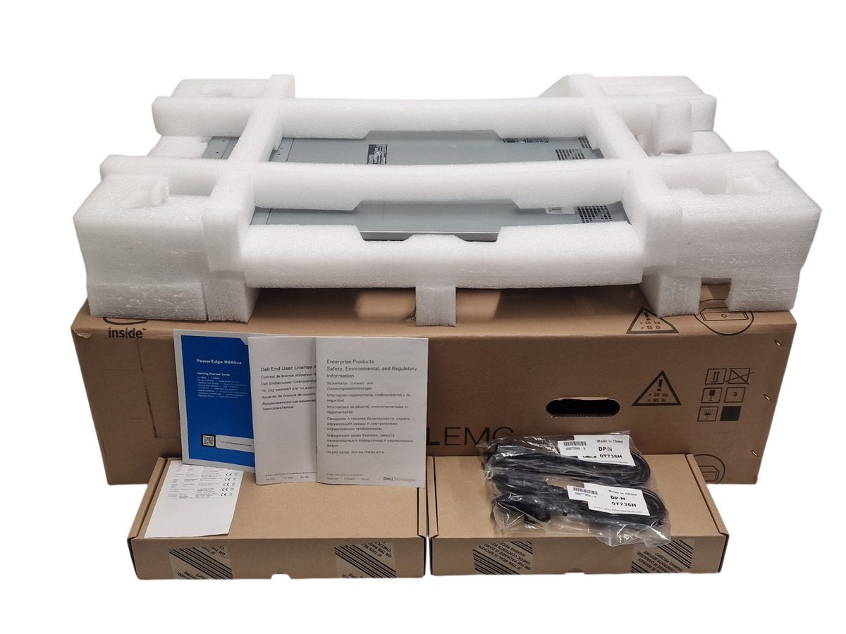 Dell PowerEdge R660xs 2x 4/5th Gen Scalable CPU 16-DIMM 8-Bay CTO 1U Server