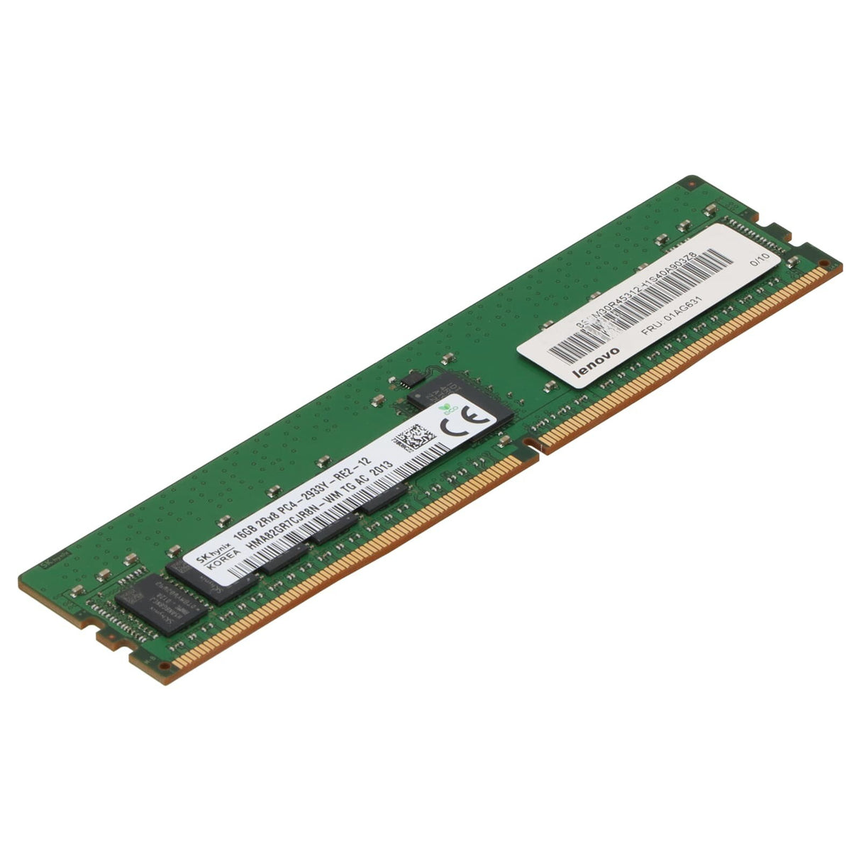 SK Hynix HMA82GR7CJR8N-WM Lenovo 16GB 2Rx8 PC4-2933Y RDIMM Memory 01AG631