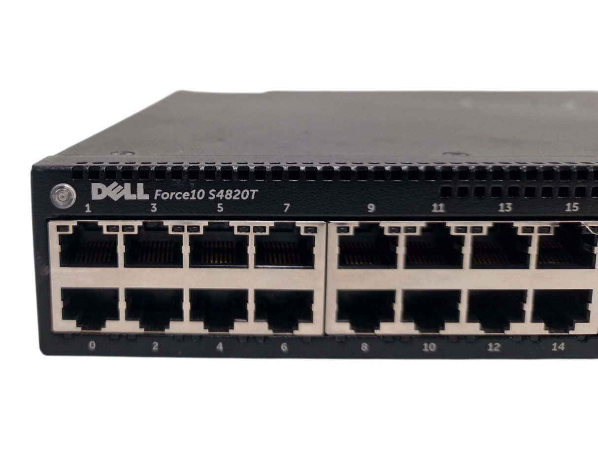 Dell Force10 S4820T 48x 1/10GE RJ45 +4x 40G QSFP+ Port Switch S4820T-01-64F OS9