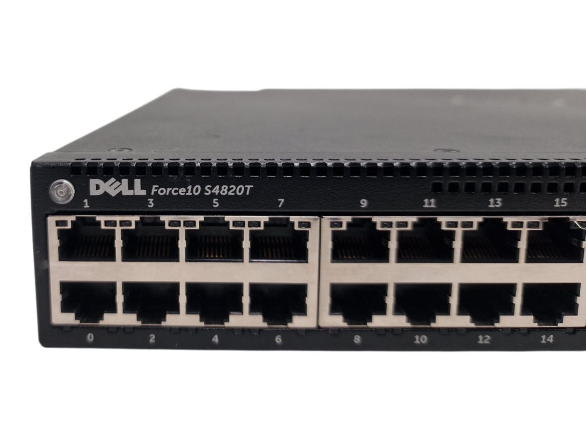 Dell Force10 S4820T 48x 1/10GE RJ45 +4x 40G QSFP+ Port Switch S4820T-01-64F OS9