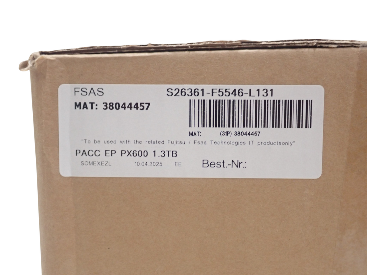 NEW Fujitsu 1.3TB PACC EP PX600 PCIe x8 SSD Solid State Drive S26361-F5546-L131