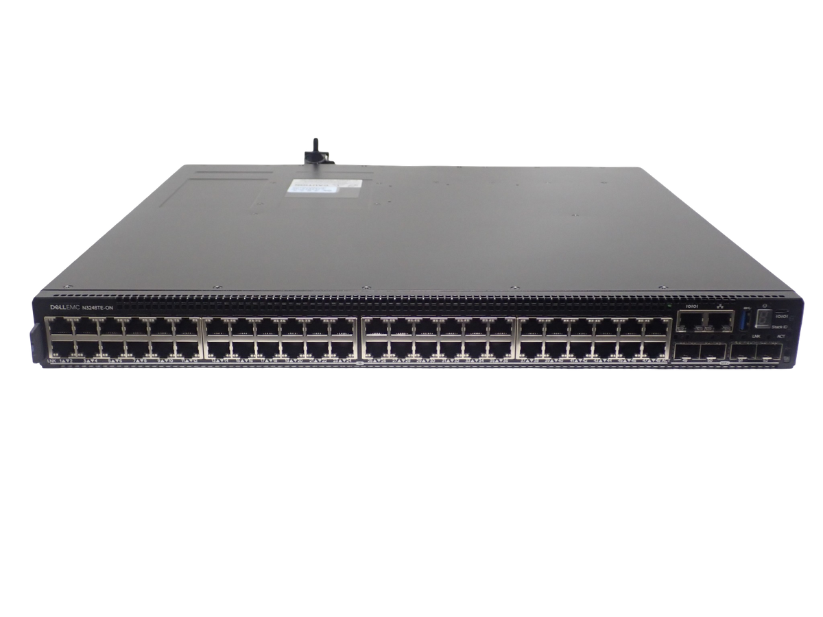 NEW Dell EMC PowerSwitch N3248TE-ON 48x 1G RJ45 4x SFP+ 2x QSFP28 RA Switch OS6