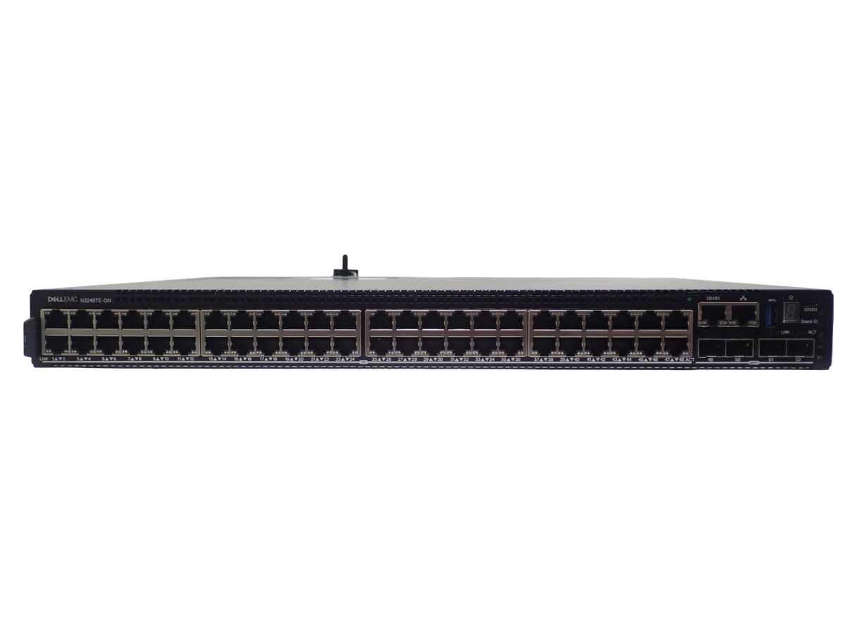 NEW Dell EMC PowerSwitch N3248TE-ON 48x 1G RJ45 4x SFP+ 2x QSFP28 RA Switch OS6