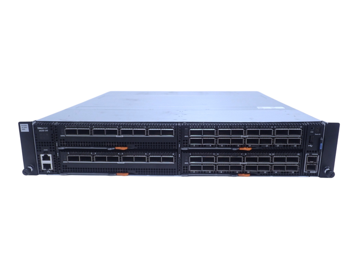 Dell Networking S6100-ON NA Modular Switch 2x 16x40G QSFP+ 2x 8x100G QSFP28 OS9