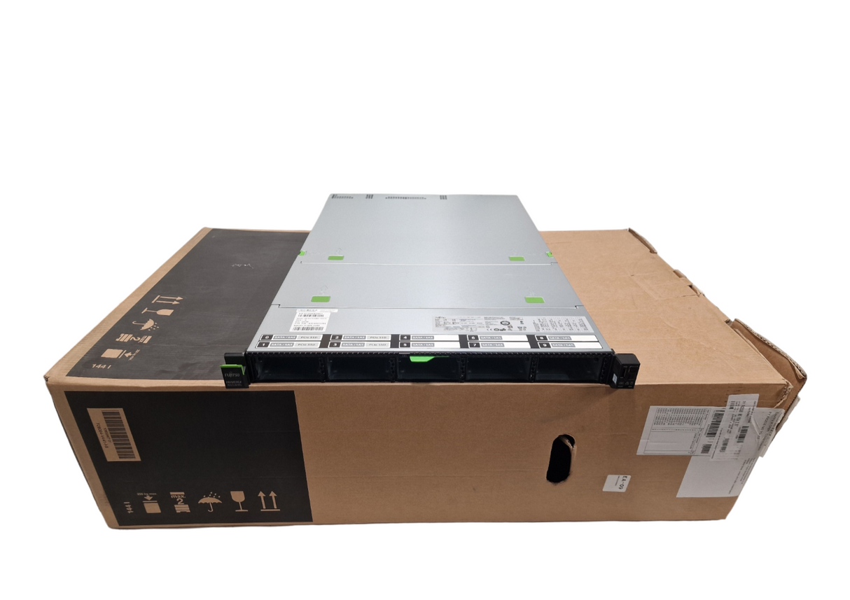 New Fujitsu Primergy RX2530 M5 2x Scalable CPU 24DIMM 6x SAS 4x NVME CTO Server