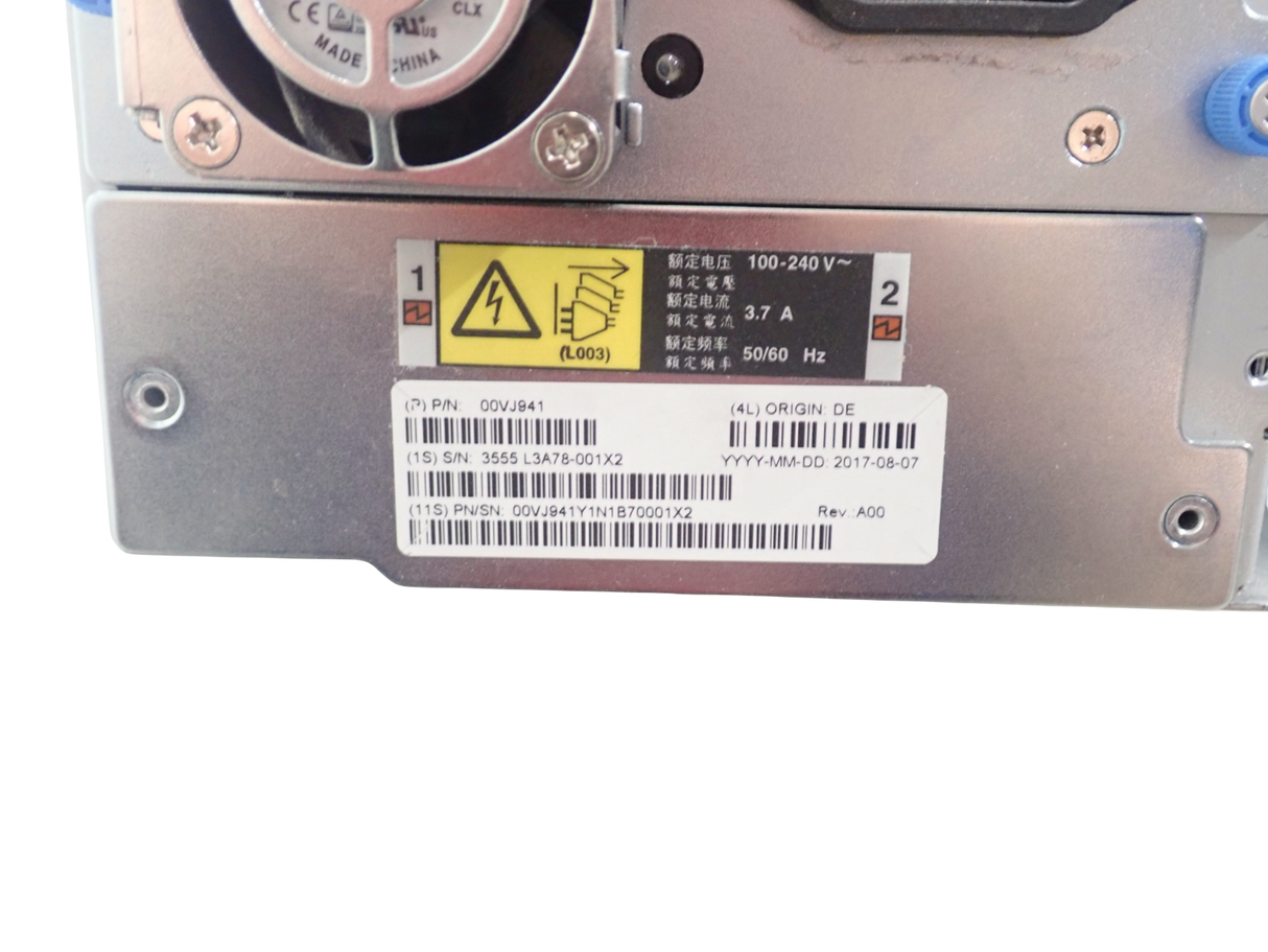 IBM TS4300 32-Slot 3x LTO HH Tape Drive Slots 2x PSU 3U Tape Library 3555-L3A