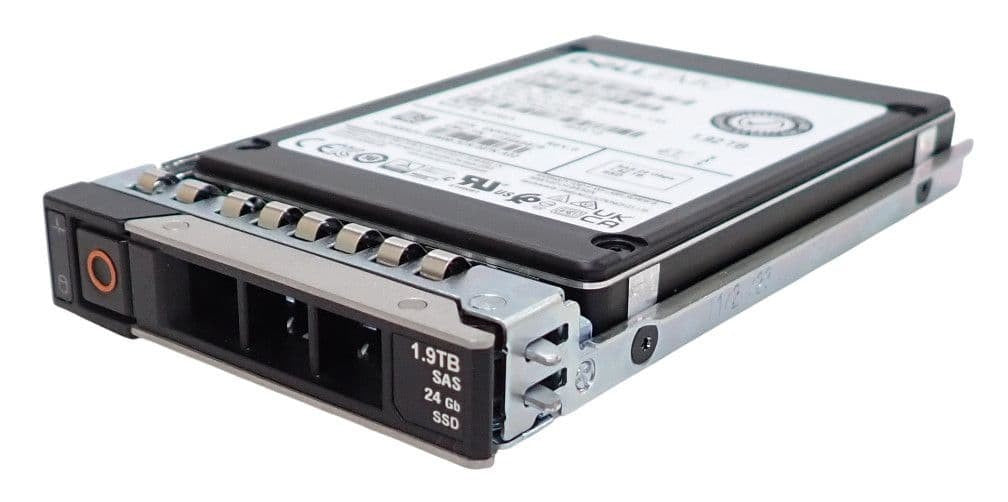 Dell 1.92TB SAS 24G SFF 2.5" RI SSD MZ-ILG1T90 NRR34 +14/15/16/17th Gen Caddy