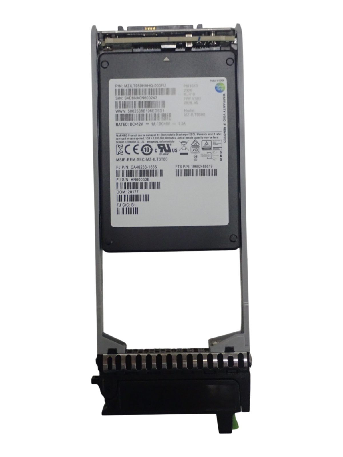 Fujitsu Eternus 960GB SAS 12G2.5" SSD MZ-ILT9600 10602486619 CA08226-E634