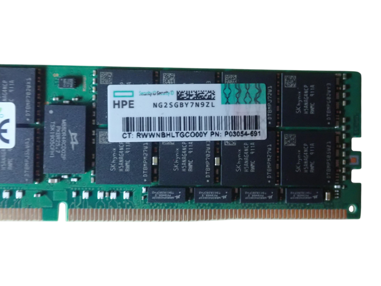 HPE 64GB 4DRx4 PC4-2933Y DDR4-23400 ECC LRDIMM Server Memory P06190-001 R0X06A