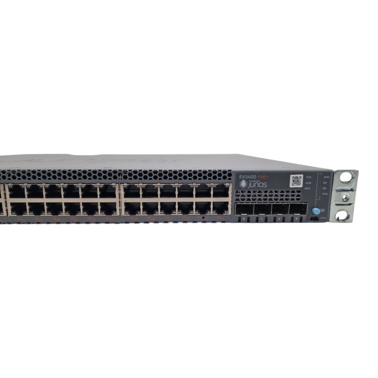 Juniper EX3400-48P 48x 1GE PoE+ / 4x 10GE SFP+ 1U Layer 3 Ethernet Switch
