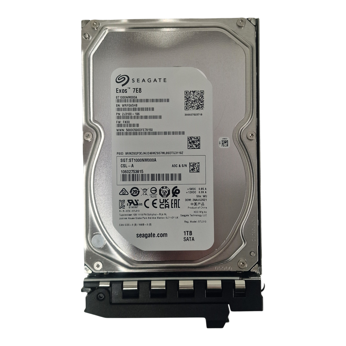 Fujitsu 1TB 7.2K 6G SATA 2.5" Hot Plug HDD S26461-F3951-L100