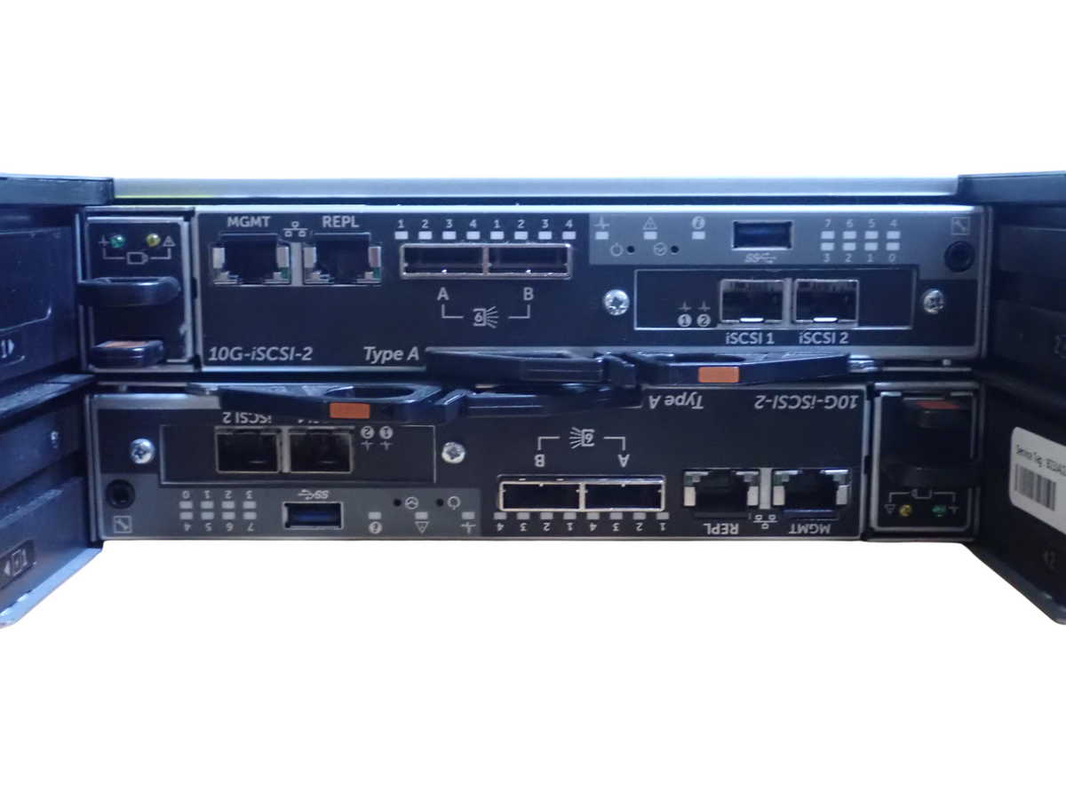 Dell Compellent SC4020 Storage Array 2x 10G-iSCSI-2 Controllers 24x 2.5" SAS Bay