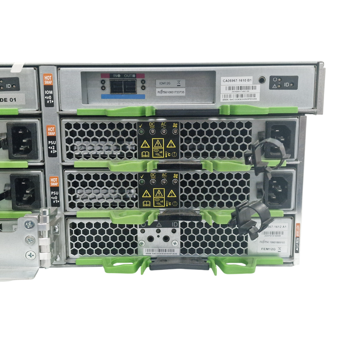 Fujitsu Eternus DX1/200 S4 HD-DE Drive Enclosure 60-Bay 2x IOM12G 2xFEM12G 4xPSU