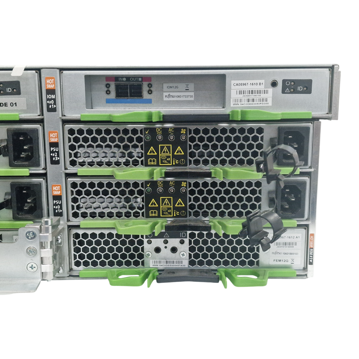 Fujitsu Eternus DX1/200 S4 HD-DE Drive Enclosure 60-Bay 2x IOM12G 2xFEM12G 4xPSU