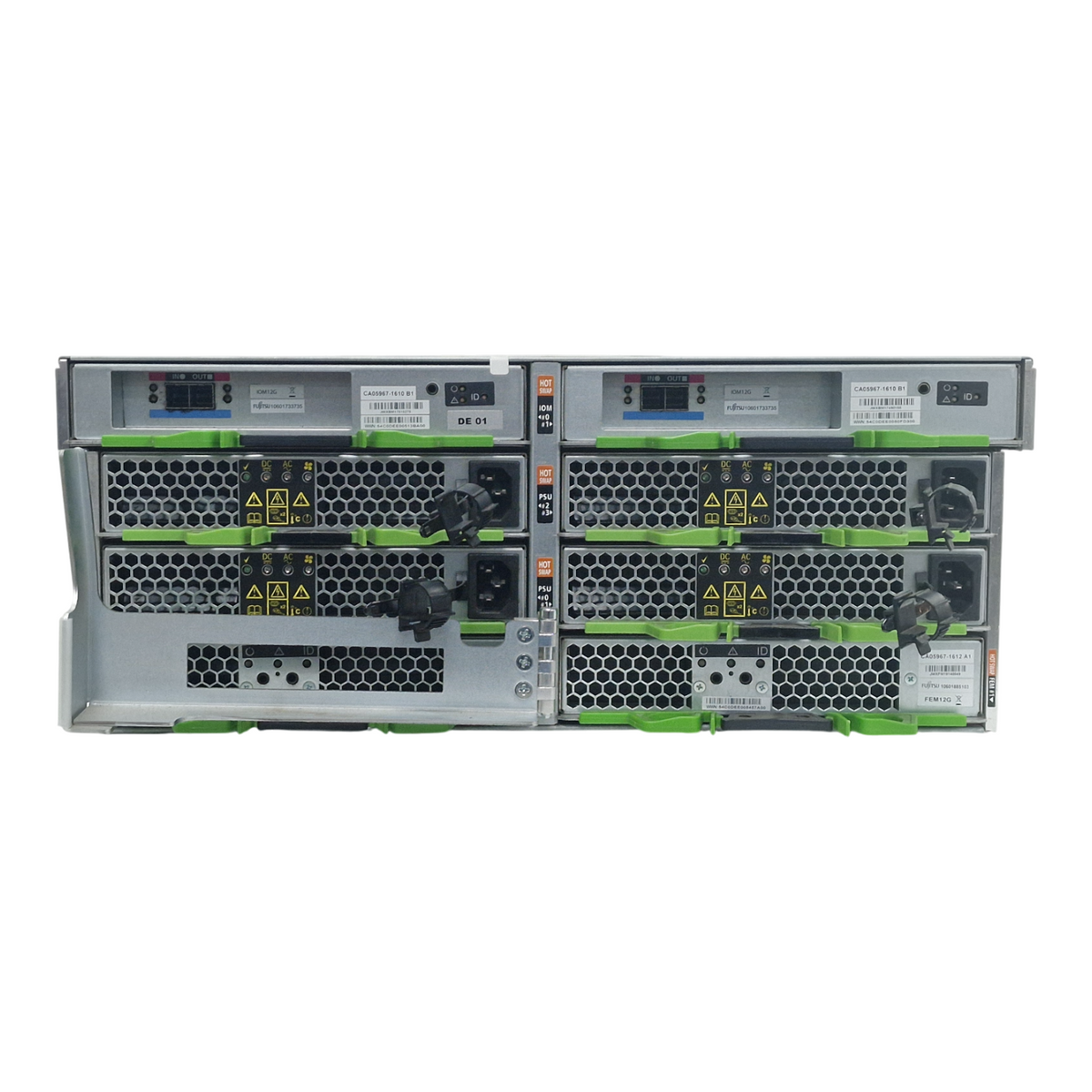 Fujitsu Eternus DX1/200 S4 HD-DE Drive Enclosure 60-Bay 2x IOM12G 2xFEM12G 4xPSU