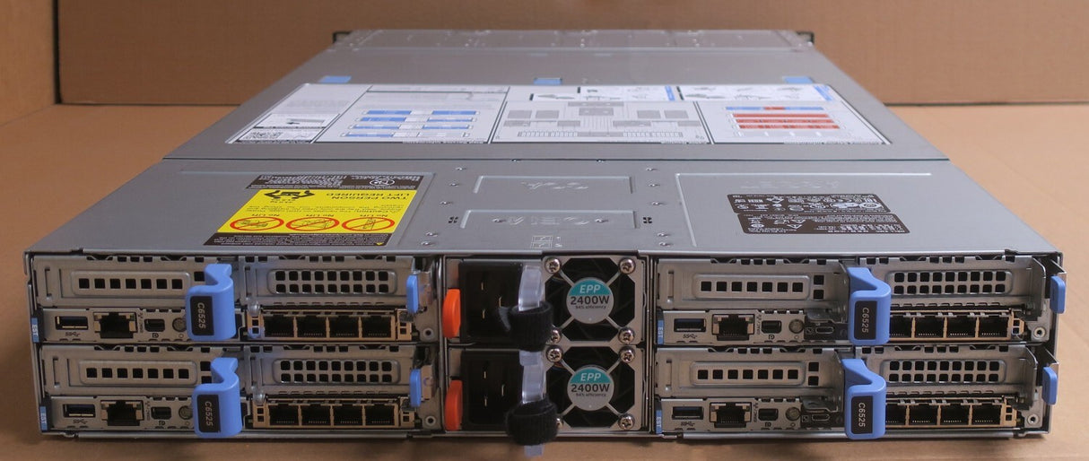 Dell C6400 24Bay 2U Chassis 4x C6525 2x 2nd/3rd Gen CPU 16-DIMM CTO Node Servers