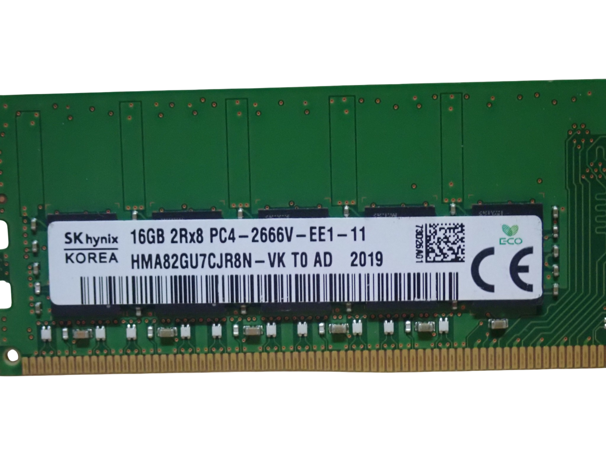 HPE 16GB 2Rx8 PC4-2666V DDR4-21300 ECC UDIMM Server Memory 879507-B21