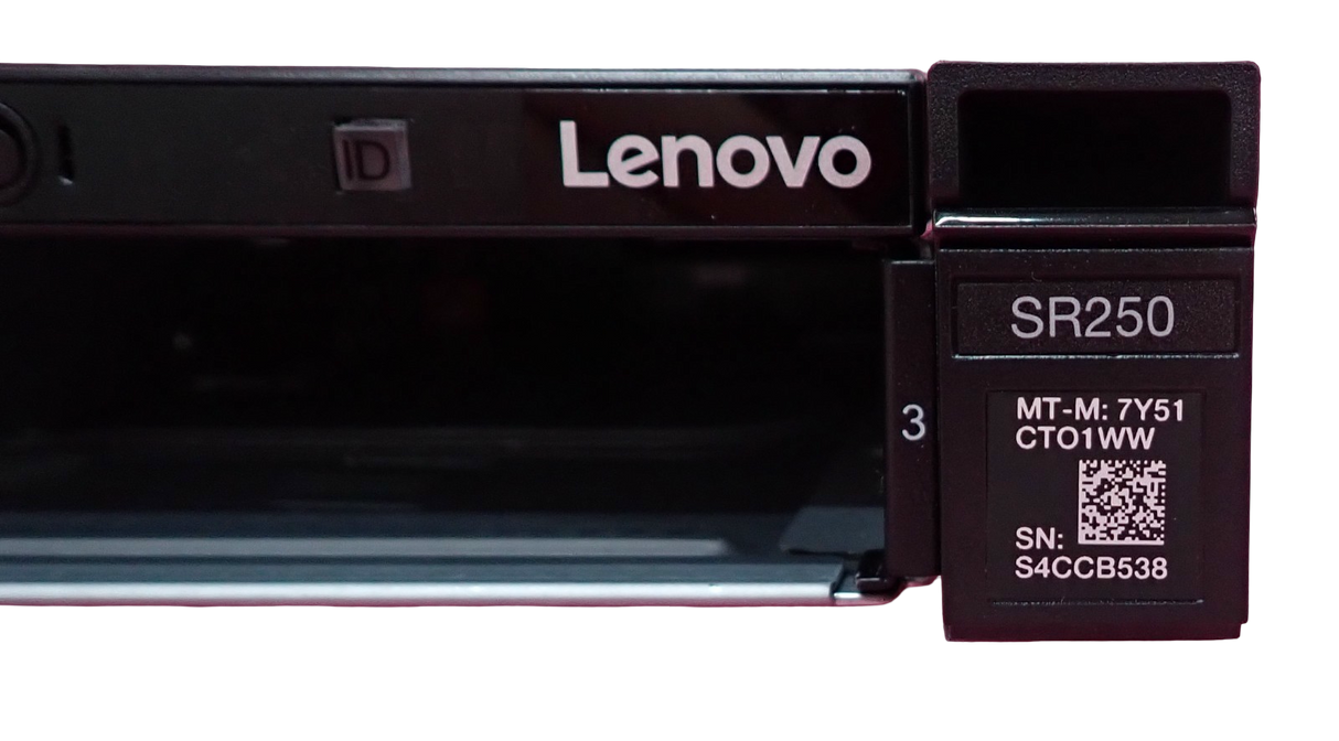 Lenovo ThinkSystem SR250 1x Xeon E/Core i3 CPU 4-DIMM 4x 3.5" Bay 1U CTO Server