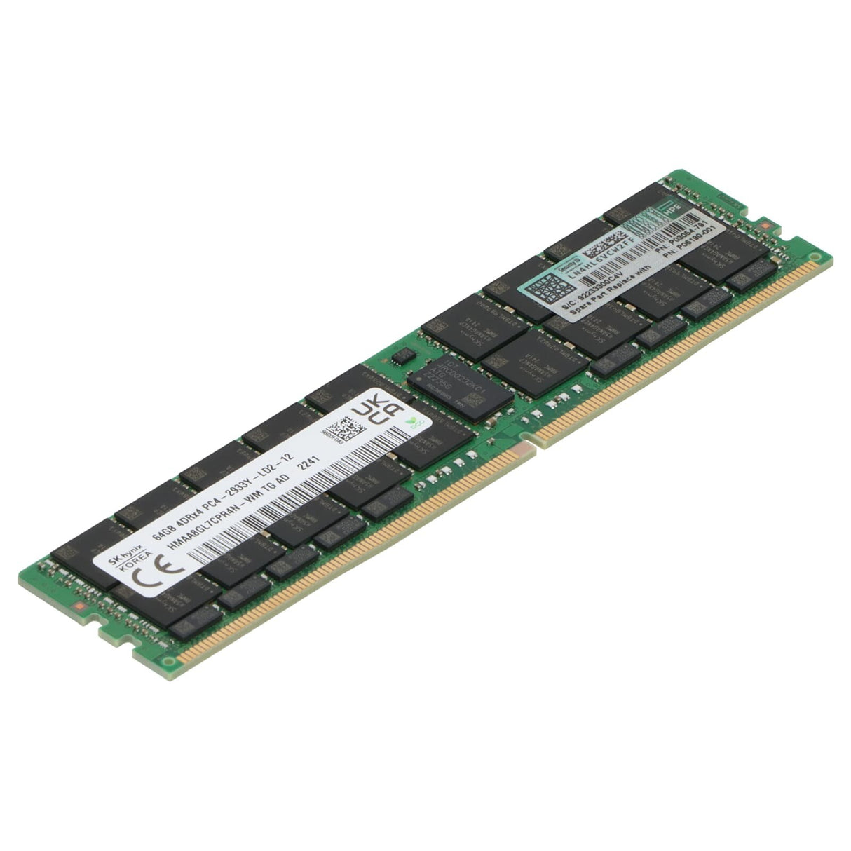 HPE 64GB 4DRx4 PC4-2933Y DDR4-23400 ECC LRDIMM Memory P06190-001 P00926-B21